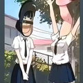 meme - 这是该系列荒诞漫画的第二张截图。画面中左边那个“皮鞋头”女生伸出一只手做出“OK”的手势，上方对话框也写着“OK”。右边的女生则兴奋地仰起头张开嘴巴，双手高举，